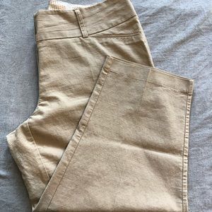 Maurices Khaki Dress Pant Capri